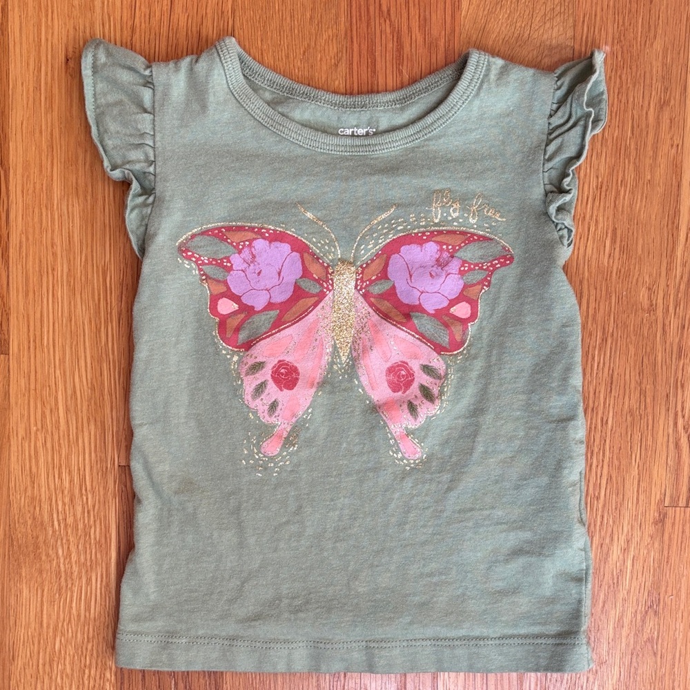 18M Carter’s Butterfly Sleeveless Top
